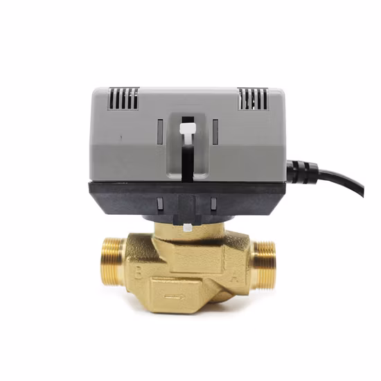 220V 전기 구역 밸브 하니웰 Vc6013 Vc4013 흐름 제어 기능이 있는 유압 전동 워터 밸브